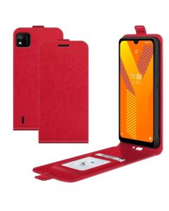 Wiko Y62 Leather Flip Phone Case Flip Cover Vertical Open Wallet Case
