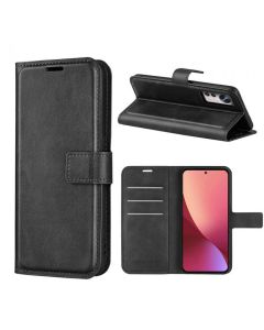 Xiaomi 12 Lite Flip Cover Leather Wallet Case with Rectangle Magnetic Snap
