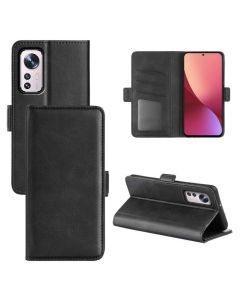 Xiaomi 12 Pro Flip Cover Leather Wallet Case with Dual Magnetic Closure