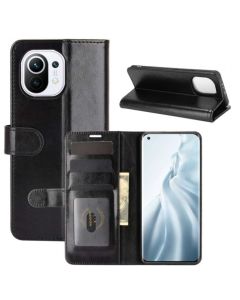 Xiaomi Mi 11 Flip Folio Leather Wallet Case with ID and Credit Card Pockets