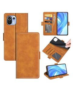 Xiaomi Mi 11 Lite Flip Cover Leather Wallet Case with Dual Magnetic Closure