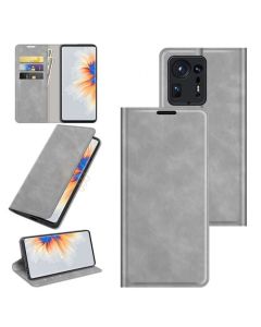 Xiaomi Mi Mix 4 Super Soft Leather Flip Cover Phone Case Dual Invisible Magnets Snap