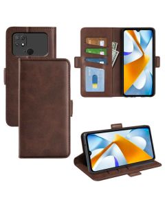 Xiaomi POCO C40 Flip Cover Leather Wallet Case with Dual Magnetic Closure