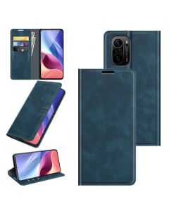 Xiaomi Poco F3 | Redmi K40 Pro | K40 Super Soft Leather Flip Cover Phone Case Dual Invisible Magnets Snap