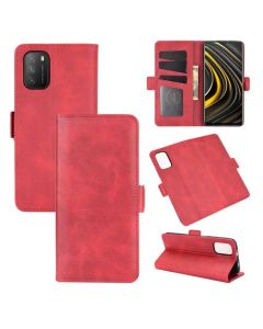 Xiaomi Poco M3 Flip Cover Leather Wallet Case with Dual Magnetic Closure