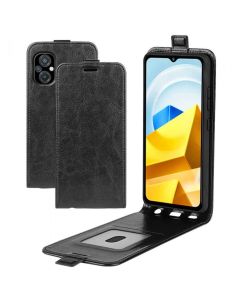 Xiaomi Poco M5 Leather Flip Phone Case Flip Cover Vertical Open Wallet Case