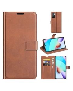 Xiaomi Redmi 10 Flip Cover Leather Wallet Case with Rectangle Magnetic Snap