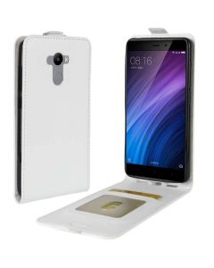 Xiaomi Redmi 4 Leather Flip Phone Case Flip Cover Vertical Open Wallet Case