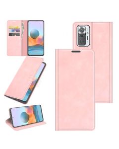 Xiaomi Redmi Note 10 Pro Super Soft Leather Flip Cover Phone Case Dual Invisible Magnets Snap