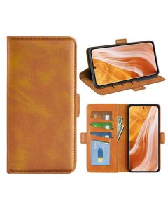 ZTE Axon 40 Pro Flip Cover Leather Wallet Case with Dual Magnetic Closure