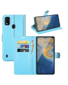 ZTE Blade A51 Phone Case Wallet Flip Cover Folio Leather Case Stand Display Card Pocket