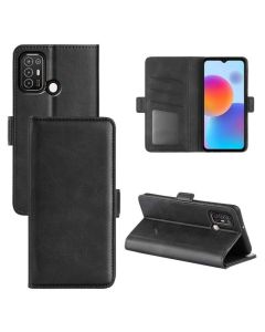ZTE Blade A52 Flip Cover Leather Wallet Case with Dual Magnetic Closure