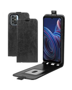 ZTE Blade A72 5G Leather Flip Phone Case Flip Cover Vertical Open Wallet Case