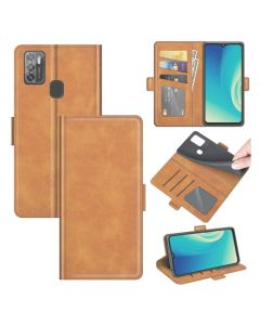 ZTE Blade A7s 2020 Flip Cover Leather Wallet Case with Dual Magnetic Closure