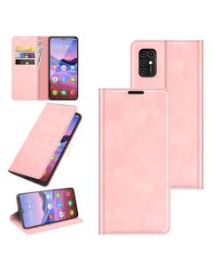 ZTE Blade V2020 Smart Super Soft Leather Flip Cover Phone Case Dual Invisible Magnets Snap