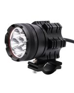 2pcs 6 beads LED Headlight in Aluminium shell with accessories kit for Motorcycle, Electric bike