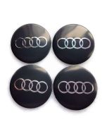 4pcs 56mm For AUDI Car Wheel Center Trims stickers Cap Badge Adhesive Auto Logo Emblem
