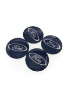 4PCS New Dark Blue 54mm Wheel Center Hub Cap for Ford FiestaFocusMonde Galaxy