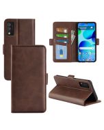 Alcatel TCL 30 T (T603DL) Flip Cover Leather Wallet Case with Dual Magnetic Closure