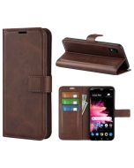 Alcatel TCL 30 Z (T602DL) Flip Cover Leather Wallet Case with Rectangle Magnetic Snap