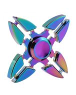 Aluminum Finger Spinner 4 Crab Legs Hand Spinner Fidget Desk Focus Toy EDC
