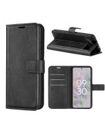 Google Pixel 6a Flip Cover Leather Wallet Case with Rectangle Magnetic Snap