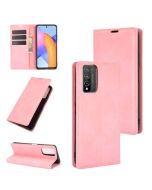 HONOR 10X Lite Super Soft Leather Flip Cover Phone Case Dual Invisible Magnets Snap