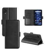 Kyocera DIGNO® BX2 Flip Cover Leather Wallet Case with Dual Magnetic Closure