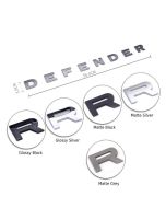 LAND ROVER DEFENDER BONNET BOOT BADGE Letter Stickers