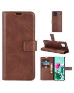 LG K92 5G Flip Cover Leather Wallet Case with Rectangle Magnetic Snap