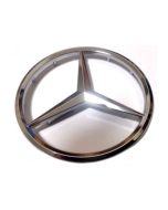 Mercedes-Benz Steering Wheel Center Star Emblem logo 52mm Small Pins Silver