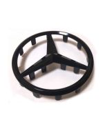 Mercedes-Benz Steering Wheel Center Star Emblem logo 57mm Flat Pins Black