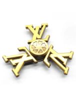 Metal Fidget Spinner Antique finish LV Hand Spinner Fidget Toy Zinc Alloy