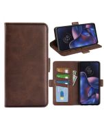 Motorola edge (2022) Flip Cover Leather Wallet Case with Dual Magnetic Closure