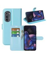 Motorola edge (2022) Phone Case Wallet Flip Cover Folio Leather Case Stand Display Card Pocket
