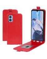Motorola moto e22 |moto e22i Leather Flip Phone Case Flip Cover Vertical Open Wallet Case