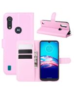 Motorola Moto E6s (2020) Phone Case Wallet Flip Cover Folio Leather Case Stand Display Card Pocket