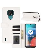 Motorola Moto E7 Flip Folio Leather Wallet Case with ID and Credit Card Pockets