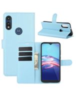Motorola Moto E (2020) Phone Case Wallet Flip Cover Folio Leather Case Stand Display Card Pocket