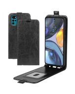 Motorola moto g22 Leather Flip Phone Case Flip Cover Vertical Open Wallet Case