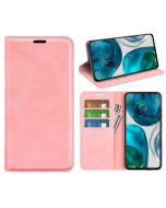 Motorola moto g42 Super Soft Leather Flip Cover Phone Case Dual Invisible Magnets Snap