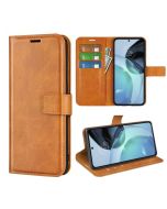 Motorola moto g72 Flip Cover Leather Wallet Case with Rectangle Magnetic Snap