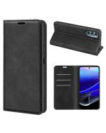 Motorola moto g 5g (2022) Super Soft Leather Flip Cover Phone Case Dual Invisible Magnets Snap