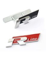 New VW Volkswagen RLine R Line Car Front Grill Grille Metal Emblem Badge