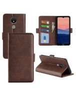 Nokia C21 Flip Cover Leather Wallet Case with Dual Magnetic Closure