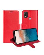 Nokia C21 Plus Flip Folio Leather Wallet Case with ID and Credit Card Pockets
