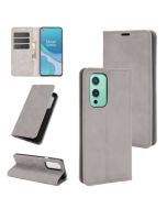 OnePlus 9 Super Soft Leather Flip Cover Phone Case Dual Invisible Magnets Snap