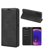 OPPO Find X5 Pro Super Soft Leather Flip Cover Phone Case Dual Invisible Magnets Snap
