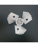 Poker Hand Fidget Spinner Royal Flush Gamble Triangle Fidget Toy Zinc Alloy