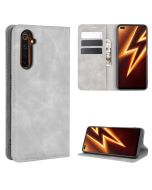 Realme 6 Pro Super Soft Leather Flip Cover Phone Case Dual Invisible Magnets Snap